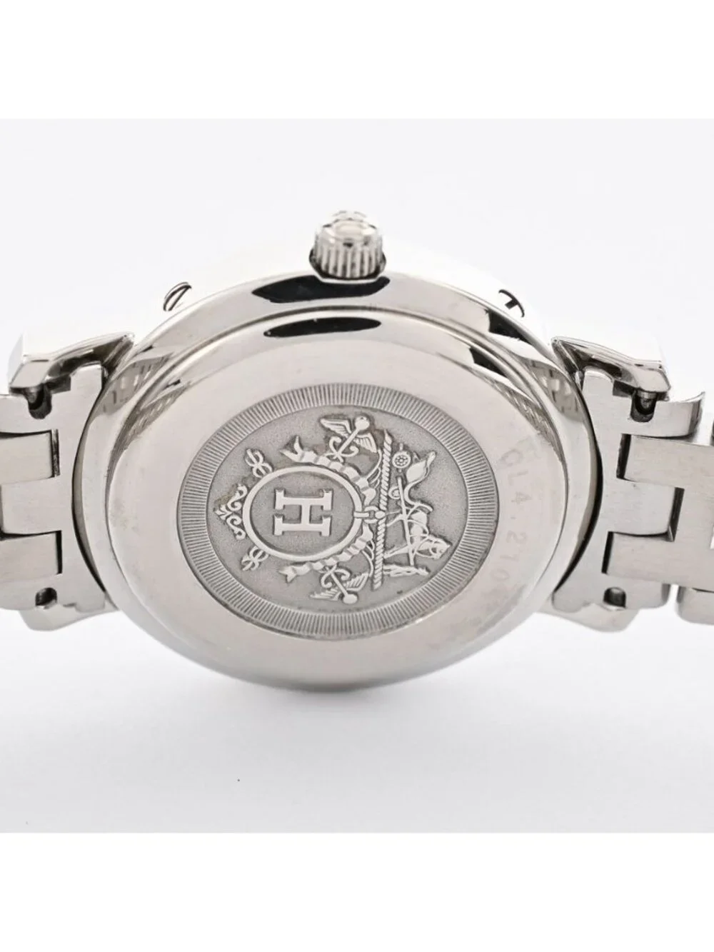 Hermes Watch Clipper Silver